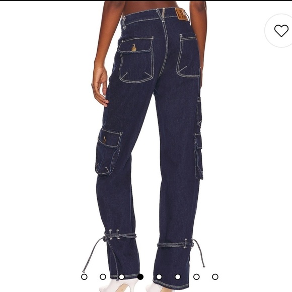 LPA Bea Mid Rise Barrel Cargo in Indigo Dark Rinse
Revolve - Picture 3 of 14